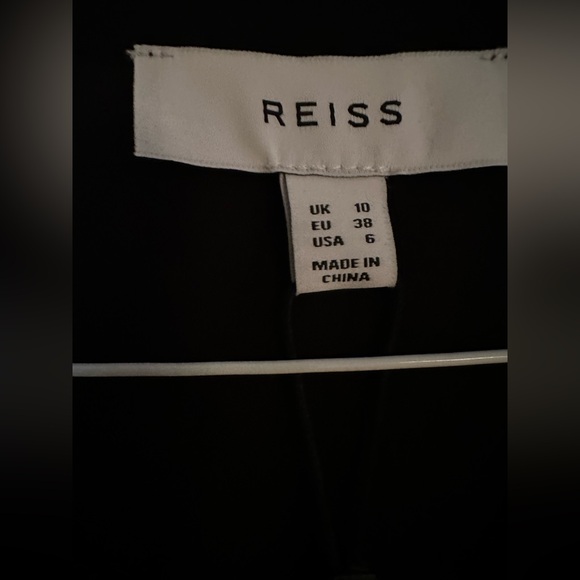 Reiss Tia Black and White Striped Mini Dress NWT - Picture 10 of 14